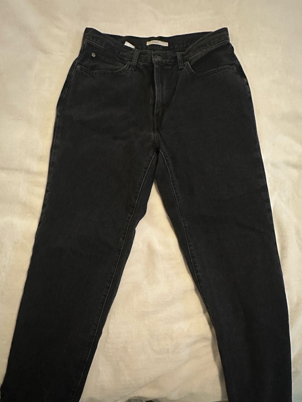 Levi's Women's Slim Straight Jeans - Washed Black